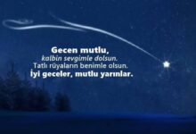 iyi geceler mesajları