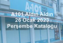 A101 Aldın Aldın 26 Ocak 2023 Perşembe Kataloğu