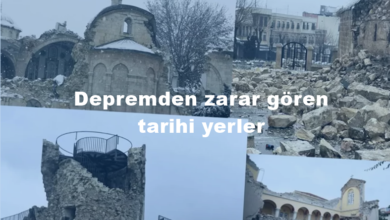 Depremden zarar gören tarihi yerler